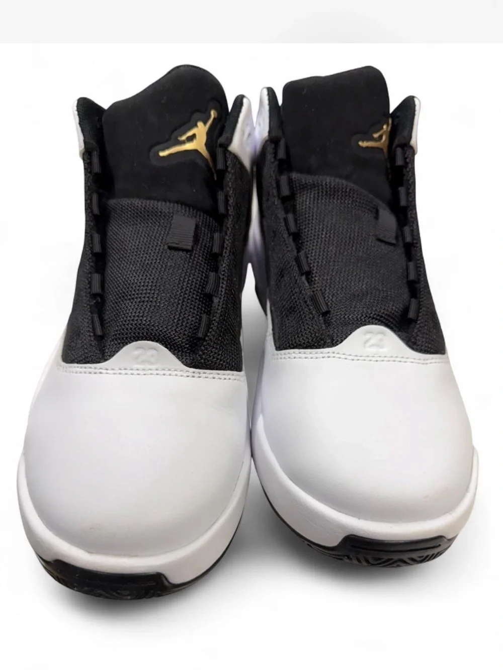 Air Jordan Max Aura 2 - White, Black & Gold - Men’s Size 7.5